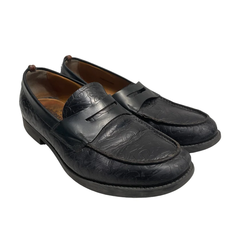 BURBERRY LONDON/Loafers/US 10/Leather/BLK/