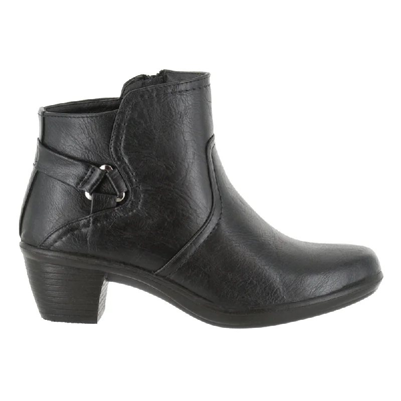 Dawnta Zippered Round Toe Booties