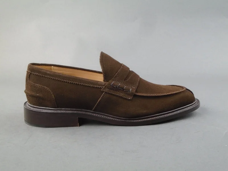 James Penny Loafer - Chocolate Suede