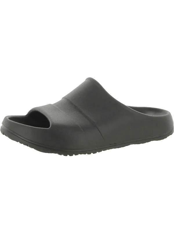 Mens Round Toe Slip On Pool Slides