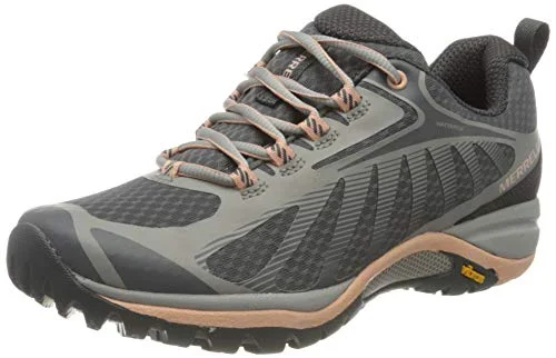 Merrell womens Siren Edge 3 Waterproof Hiking Shoe, Paloma/Peach, 12 US