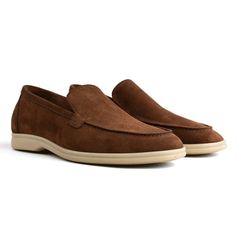 Palma Flex - Snuff Brown Suede