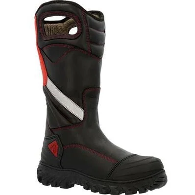 Rocky Men's Code Red Structure 14" WP NFPA Comp Toe Fire Boot -Black- RKD0087