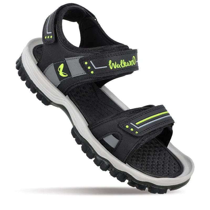 Walkaroo Men Sandal  - WC4420 Black Green