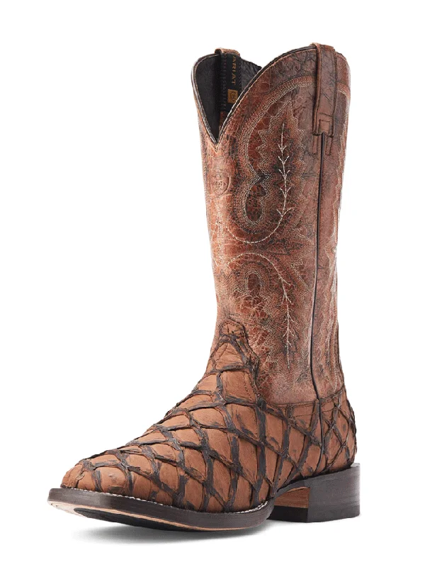 Ariat 10044421 Mens Deep Water Western Boot Aged Tan Piraruci