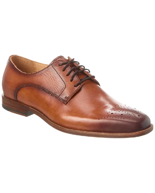 Curatore Medallion Toe Leather Oxford