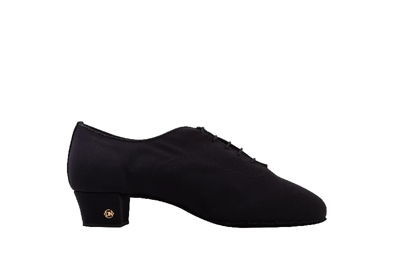 Dance Naturals 116 Torcello Men's Latin Dance Shoe Available in Black Leather or Black Fabric