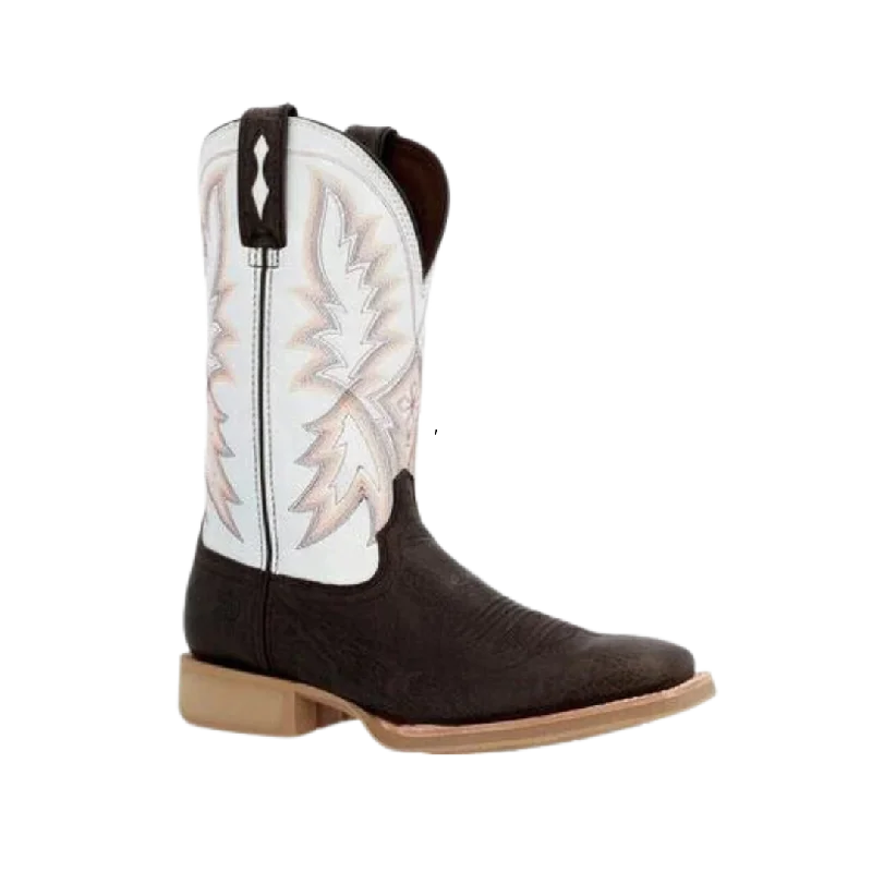 Rocky Durango Men's Dark Hickory & White Western Boot