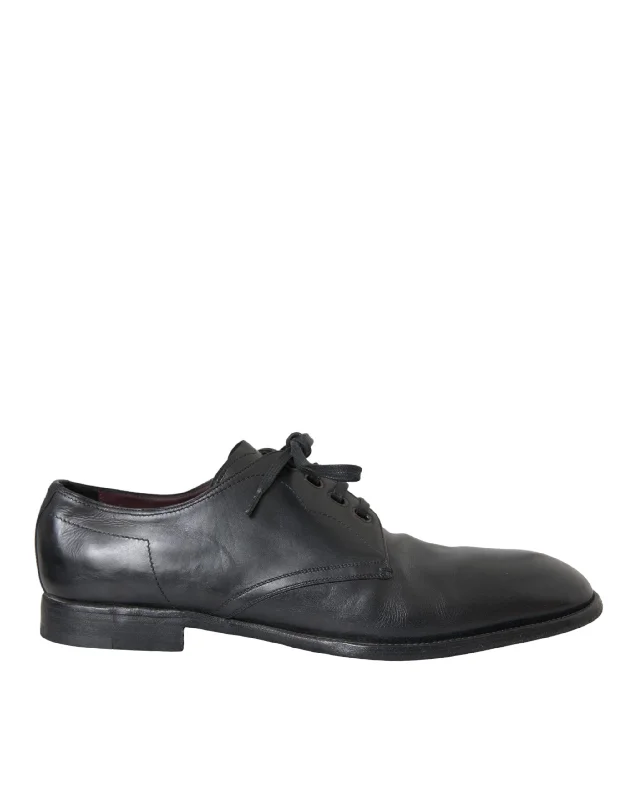 Dolce & Gabbana  Leather Derby Formal Dress Men Men's Shoes