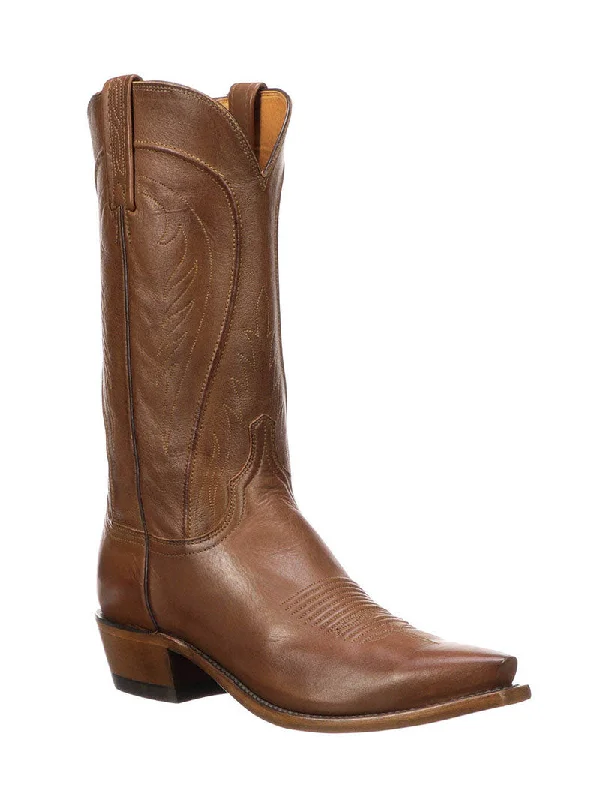 Lucchese N1596.54 Mens Classics Bart Ranch-Hand Leather Boots Burnished Tan