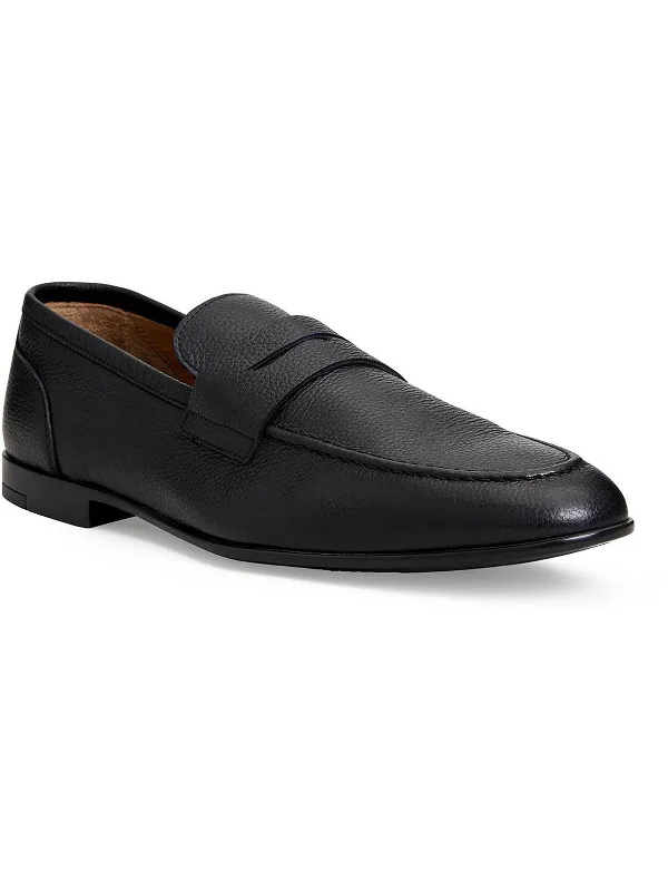 Mens Leather Slip on Loafers