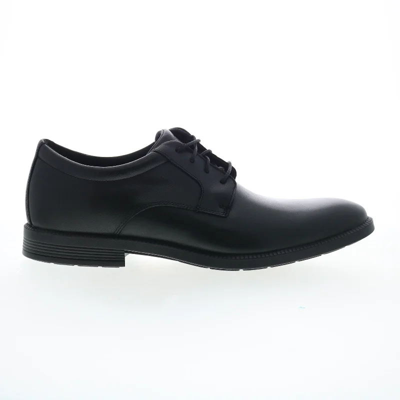 Rockport Dressports Premium Plain Toe Mens Black Oxfords Plain Toe Shoes