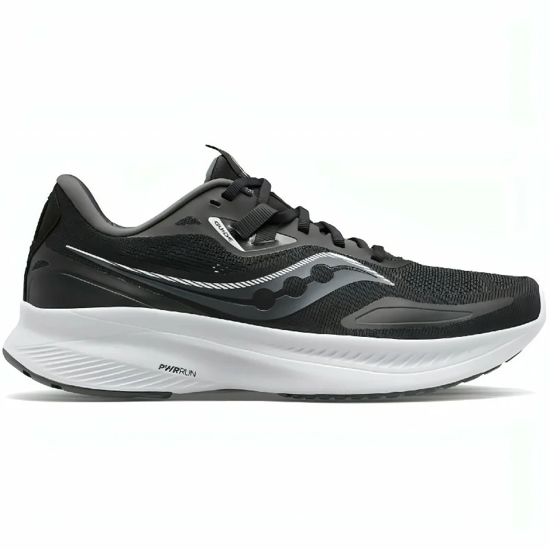 Saucony Guide 15 WIDE FIT Mens Running Shoes - Black